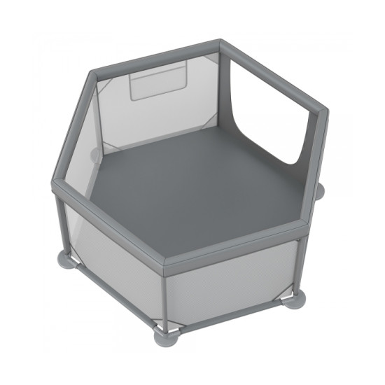 Παρκοκρέβατο Πολύγωνο Bebe Stars Nestilo Grey 889-100