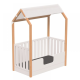 Βρεφικό Κρεβάτι Μετατρεπόμενο Σε Προεφηβικό Τύπου Μοντεσσόρι Casababy La Maison Ecru 590365 