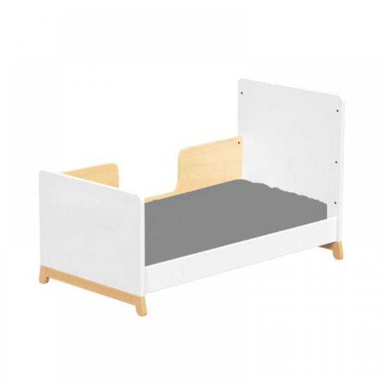 Βρεφικό Κρεβάτι Μετατρεπόμενο Σε Προεφηβικό Casababy Palmer White 590337
