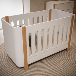 Βρεφικό Κρεβάτι Μετατρεπόμενο Σε Προεφηβικό Casababy Reine 590300