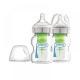 Γυάλινο Μπιμπερό Dr. Brown's Options+ Με Φαρδύ Λαιμό 150ml (2τεμ.) WB52730