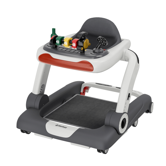 Περπατούρα-Στράτα Train 3in1 Bebe Stars Grey 4240