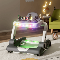 Περπατούρα-Στράτα Train 3in1 Bebe Stars Grey 4240