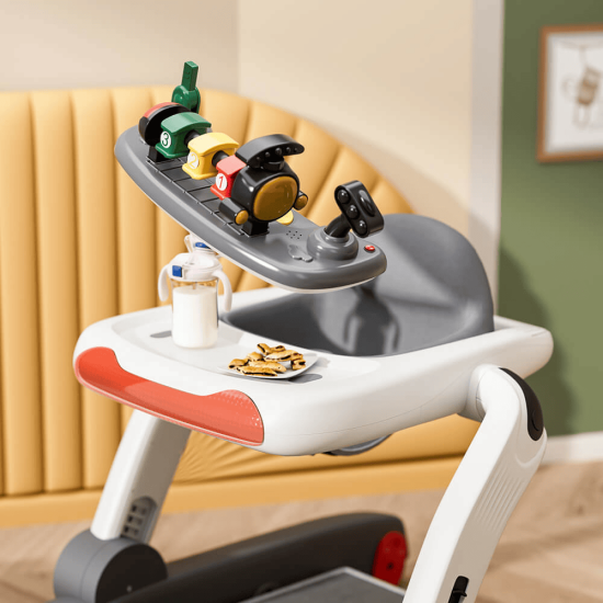 Περπατούρα-Στράτα Train 3in1 Bebe Stars Grey 4240