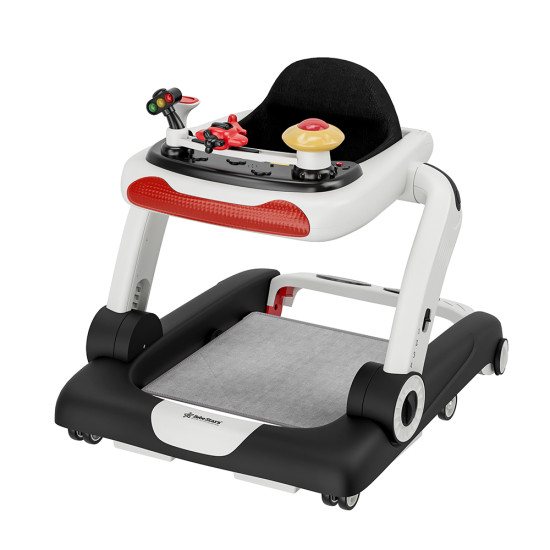 Περπατούρα-Στράτα Airplane 3in1 Bebe Stars Black 4237