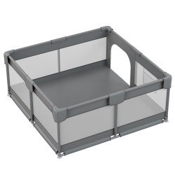 Πάρκο Για Μωρά Τετράγωνο 150x150cm Bebe Stars Playzen Grey 880-100