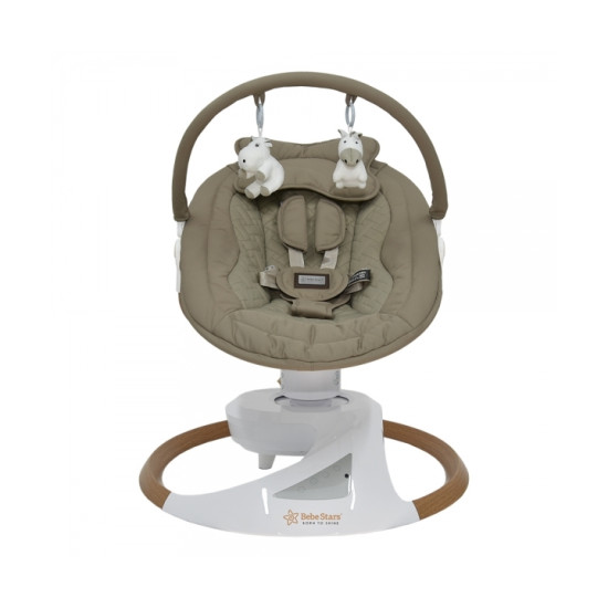 Ηλεκτρική Κούνια Ρηλάξ Snuggle Natural Beige Bebe Stars 256-182