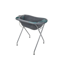 Μπανιέρα Βρεφική & Βάση Bebe Stars Splash Grey 23-100 &11-01