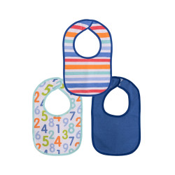 Σαλιάρα Βρεφική Σετ 3τμχ. Velcro Lorelli Blue 10260230002