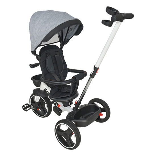 ΠΟΔΗΛΑΤΑΚΙ ΤΡΙΚΥΚΛΟ 360° Bebe Stars Spark Γκρι 817-186