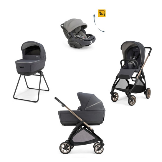 Σύστημα μεταφοράς Quattro Inglesina Electa Garage Grey KA52T0GRG