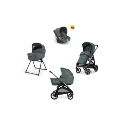 Inglesina Aptica Kit Σύστημα Quattro Με Κάθισμα Αυτο/του Darwin i-Size-Emerald Green KA61S0EMG